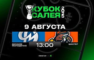 Кубок Салея. Динамо-Молодечно — Шахтер. Прямая трансляция